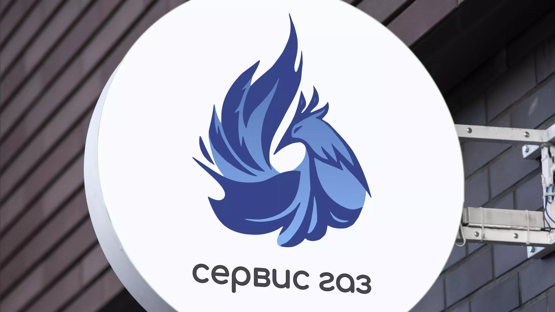 Создание логотипа «Сервис газ» в Старой Руссе